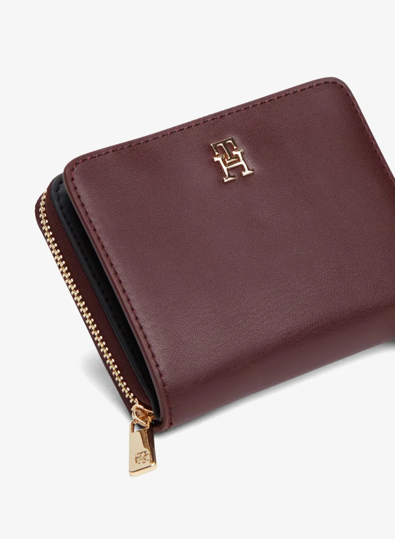 TOMMY HILFIGER  Hilfiger Icon Zip-Around Flap Wallet for Women | Best Price UAE